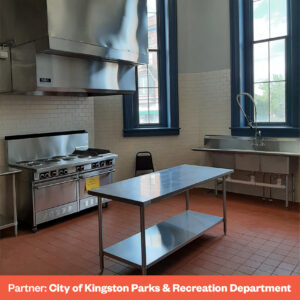 inside of the Andy Murphy Midtown Neighborhood Center Kitchen